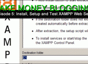 how-to-make-money-online-blogging-ep-5-install-setup-and-test-xampp-open-source-web-server